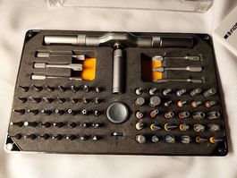 Ratschen-/Magnetischer Schraubendreher Set 74 teile