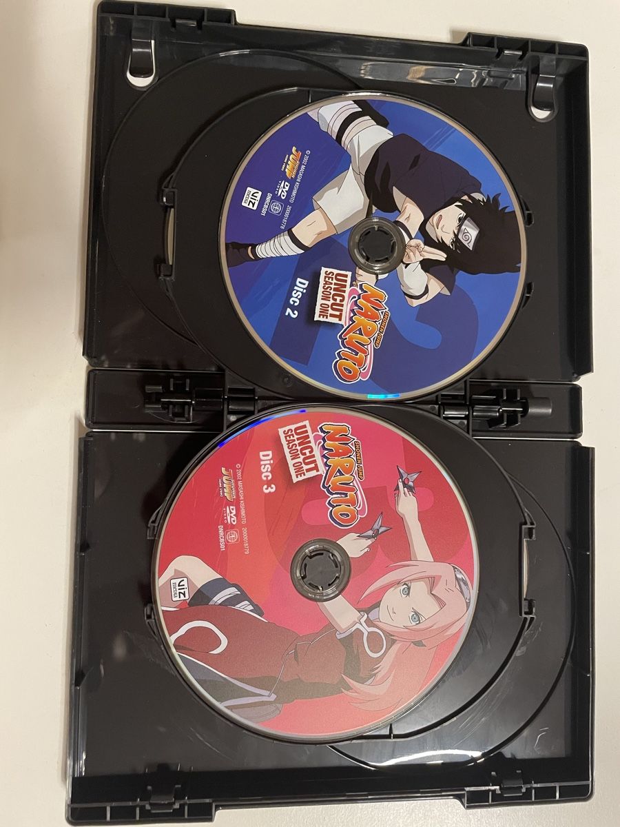Alle DVDs: Naruto season one / english – Gebraucht aus Zürich von Bomboo 3