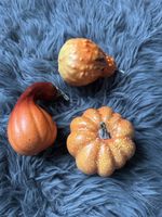 3 Deko-Kürbisse für Herbst-Stimmung im Haus! Neuwertig
