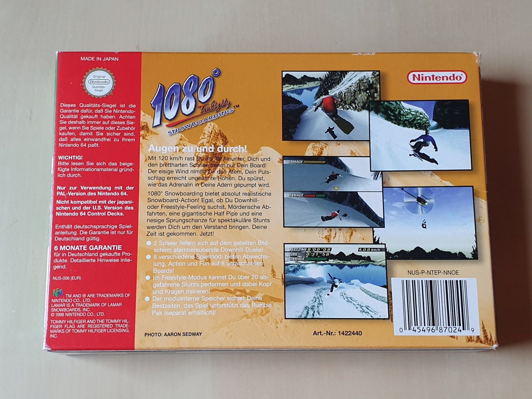 Nintendo Giochi: 1080 TenEighty Snowboarding – Usato da Stansstad venduto da collectorsshop 1
