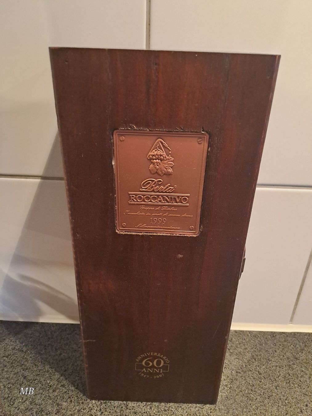 Berta Spirituosen: Berta Grappa Roccanivo 1999 mit OHK – Neu und originalverpackt aus Elsau von Kellerraeumung 8