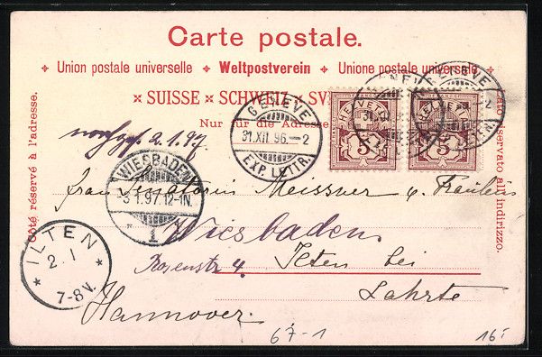 Cartes postales: Litho Genève, Exposition Nationale Suis – D'occasion à Berlin par bartko-reher 1