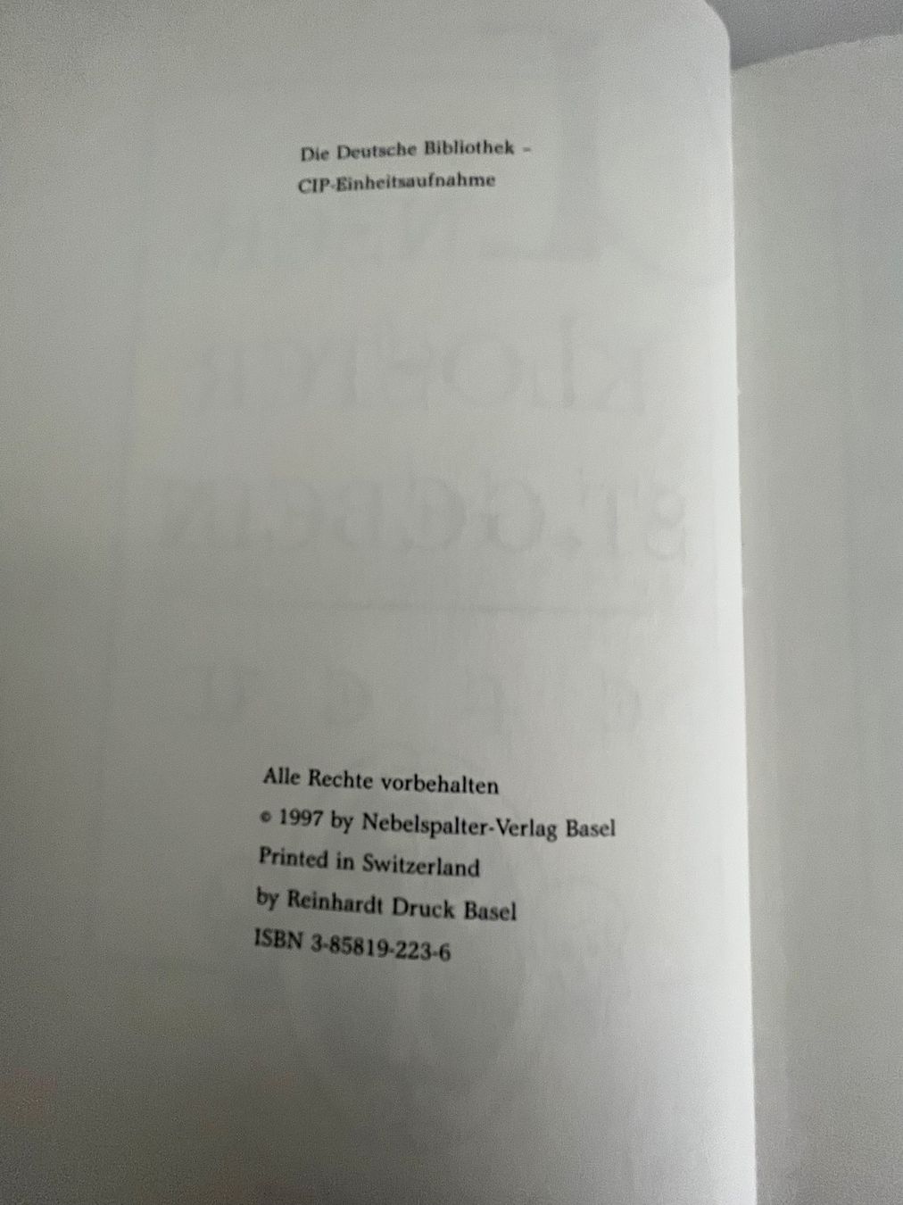 Bücher: Efeu: "Unser Kloster St.Gebein" Nebelspalter Buch – Gebraucht aus Basel von so1_nf6l 1