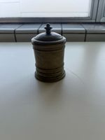 Antike Dose aus Messing mit Deckel, Vintage Look!