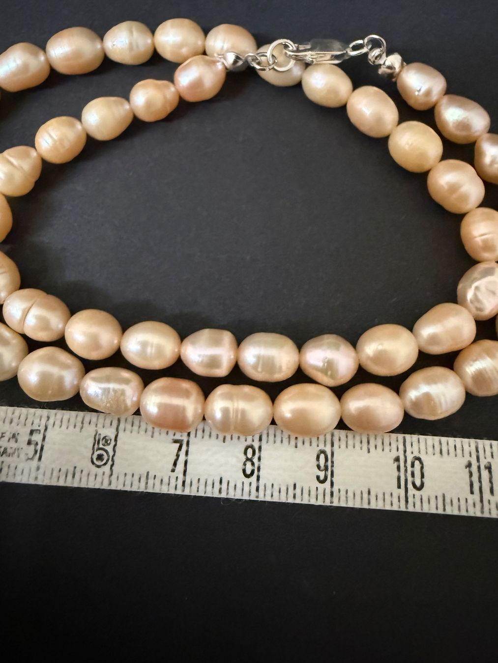 Catenine: Echte Perlen Kette mit Silber Verschluss 925 – Usato da Spiegel b. Bern venduto da Rogger72 5