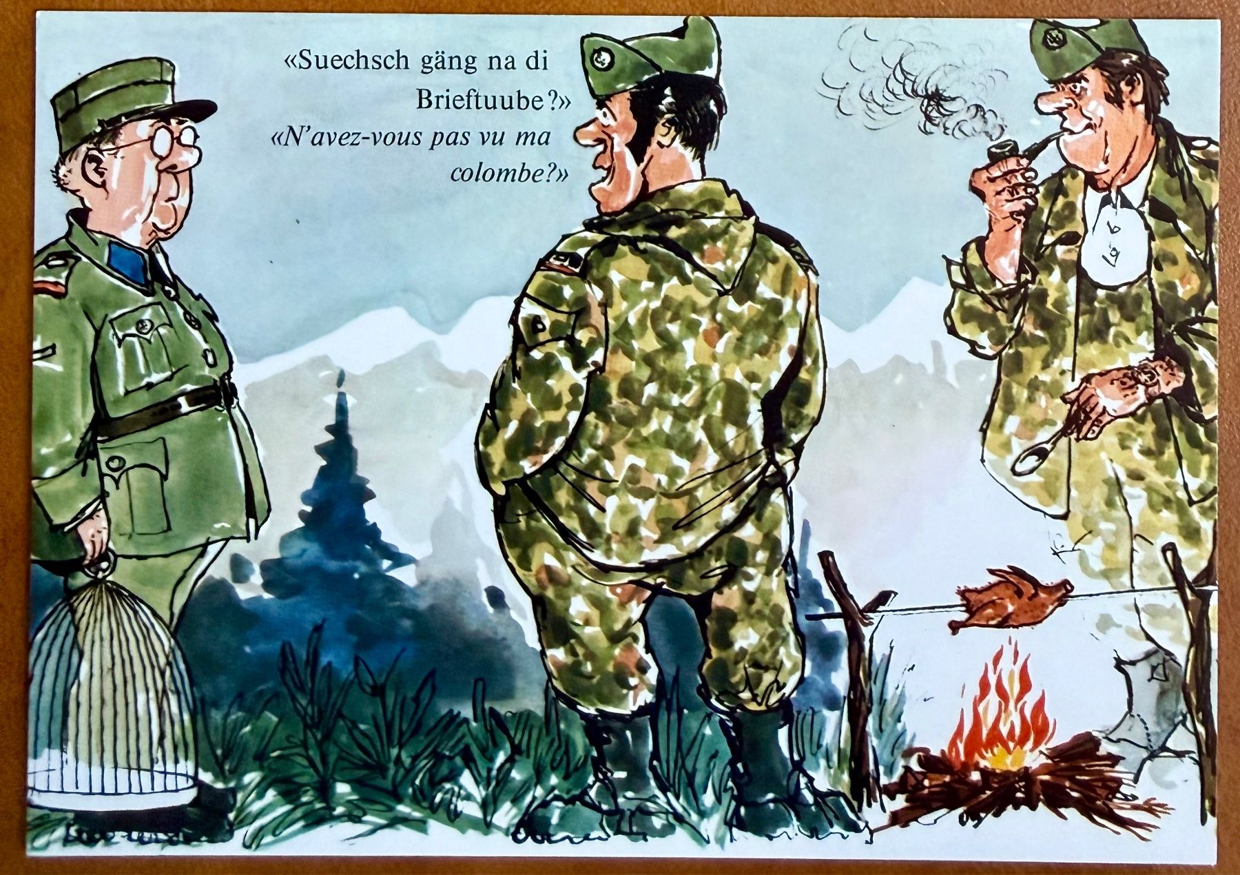 Cartoline postali: Militaire - Humour - Carte ancienne – Usato da Lutry venduto da Ediego