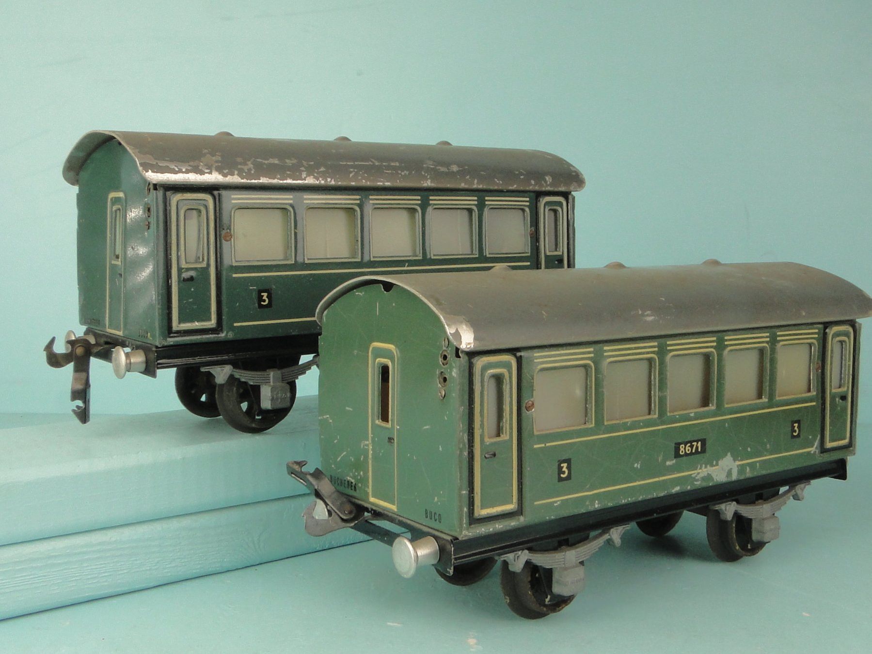 Buco Modellini di ferrovie: Buco 2 X Personenwagen 8671 – Usato da Bülach venduto da cann11 1