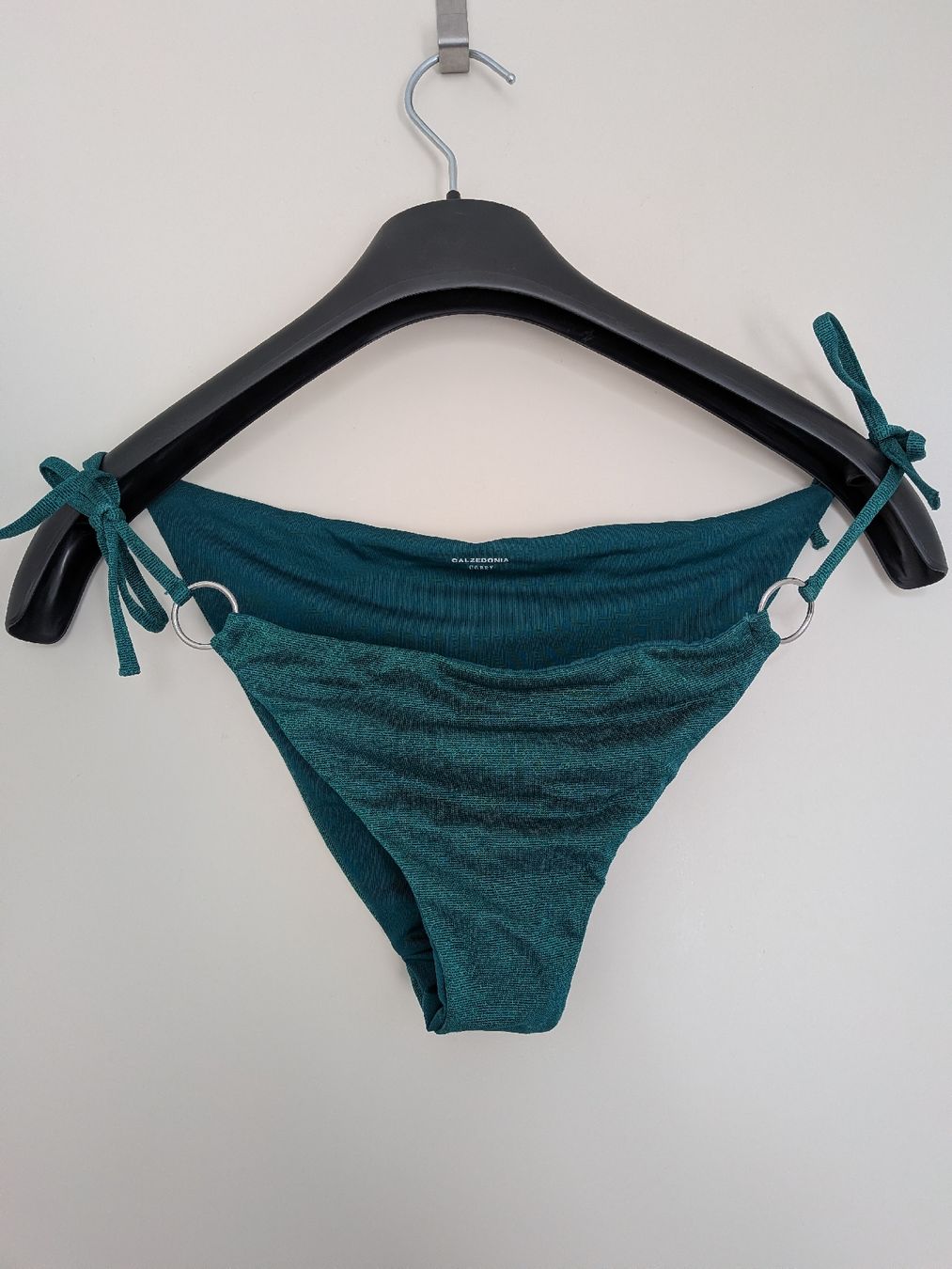 Calzedonia Costumi da bagno & Bikini: Calzedonia Bikini, petrol glitzer – Nuovo (secondo la descrizione) da Bern venduto da chiarella 3