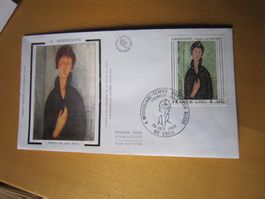 France 1980 Modignliani schöner Beleg