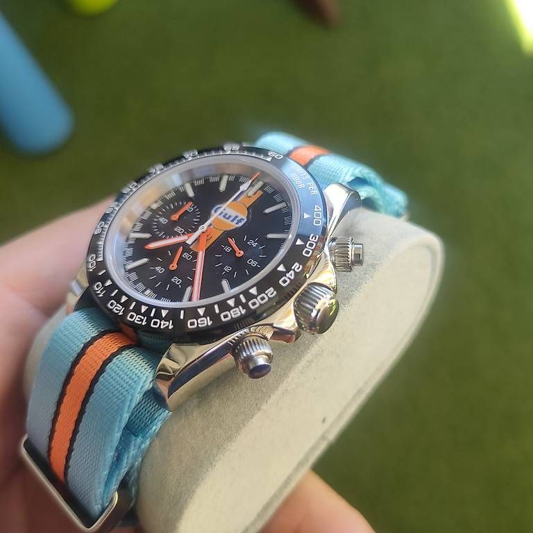 Orologi: Gulf-Chronograph-Uhr – Usato da Zürich venduto da Orkageta 1