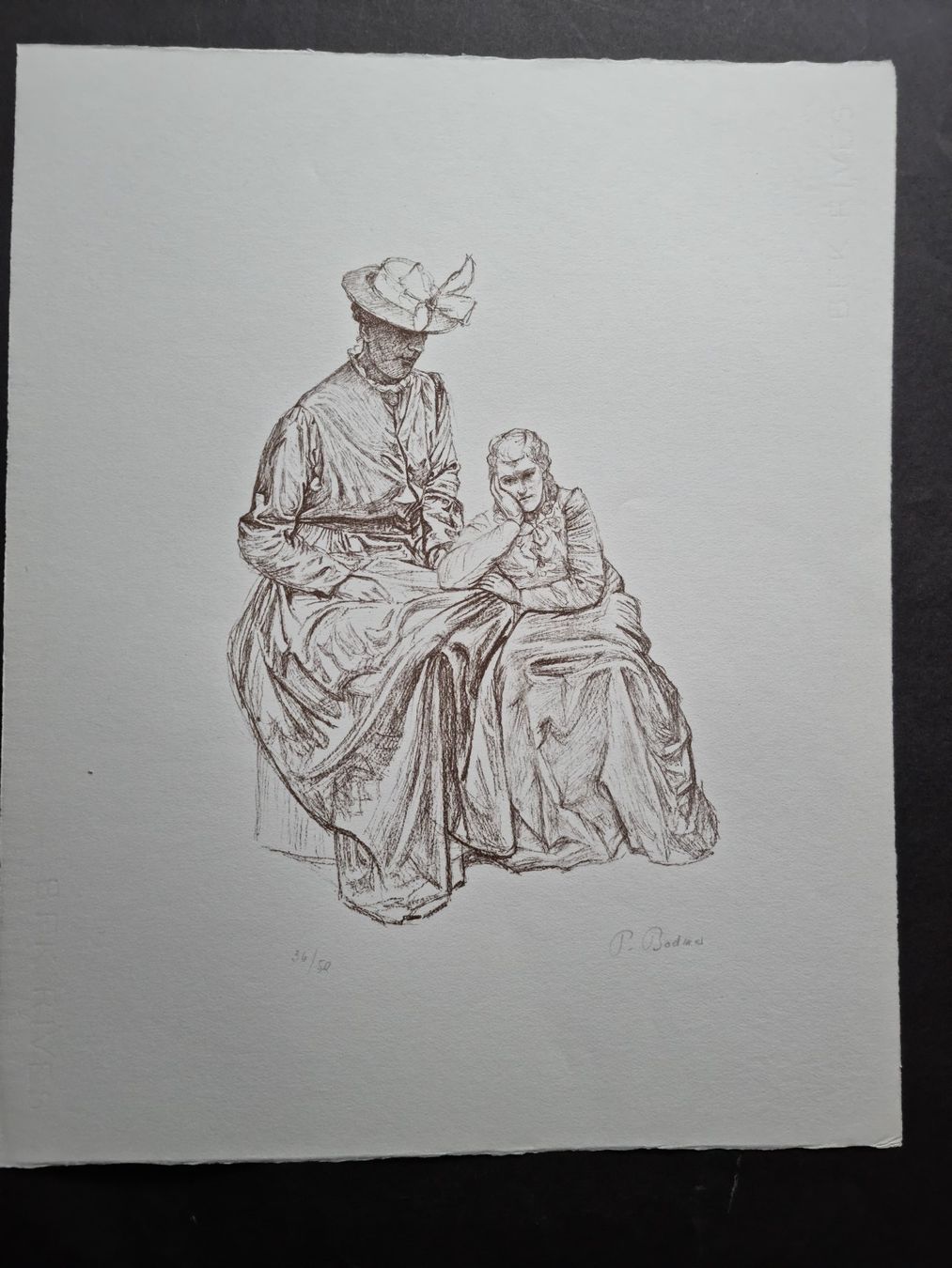 Grafiken & Lithographien: BODMER PAUL LITHOGRAPHIE SIGNIERT NUMMERIERT – Gebraucht aus Gersau von kunst-online 2