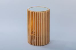 Table basse lumineuse en bois designer