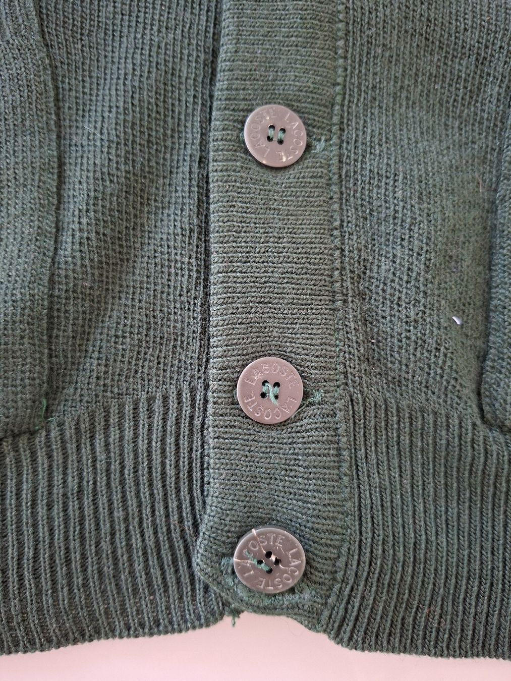 Lacoste Maglioni & Felpe: Cardigan Lacoste vert vintage, Taille 4, – Usato da Renens VD venduto da ser_j2fn 6
