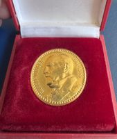 Gold 0.900 Gedenkmedaille Rudolf Minger 1881-1955