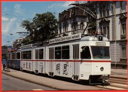 ZÜRICH Städtische Strassenbahn - Tram No. 7 - Wollishofen