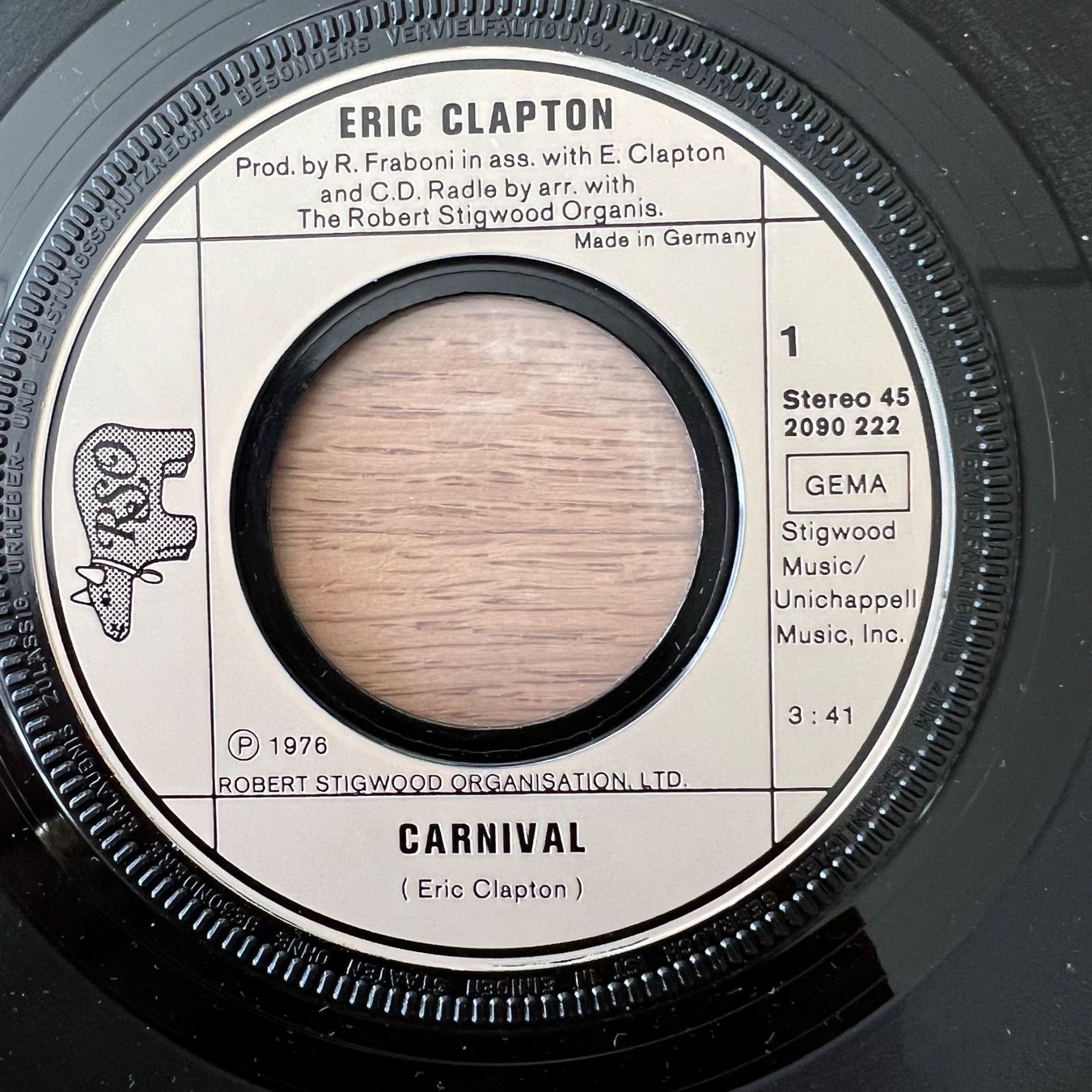 Dischi in vinile: Eric Clapton - Carnival / 1. D-Press. 1977 - Very nice – Usato da Gais venduto da soundcave57 2