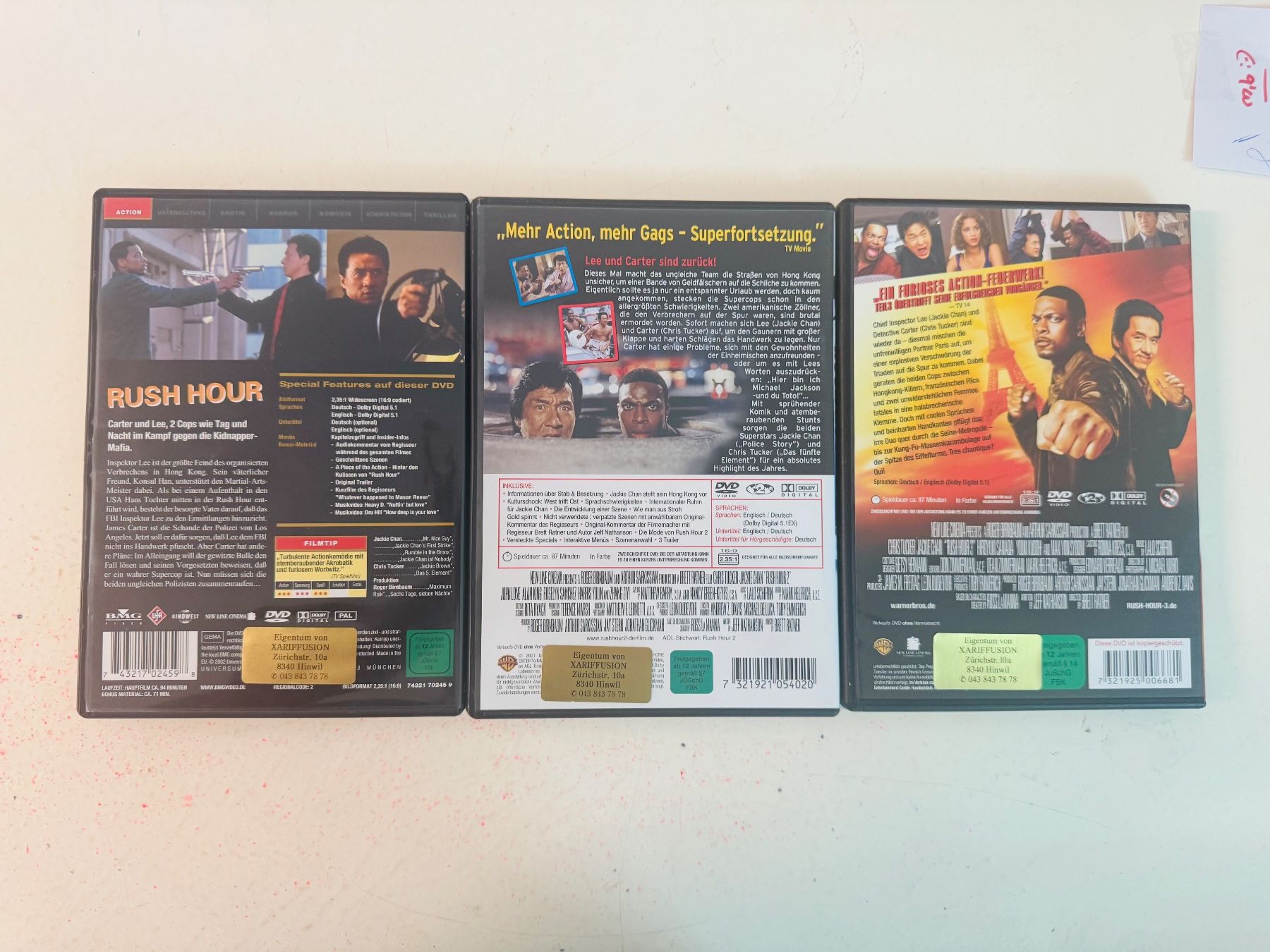 Tous les DVDs: PACK RUSH HOUR. 1-3. (DVD) – D'occasion à Basel par san_2qlq 1
