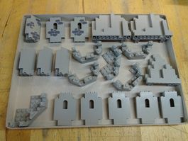 Lego Castle /20 x Burgteile alt Hellgrau / Bedruckt (6)