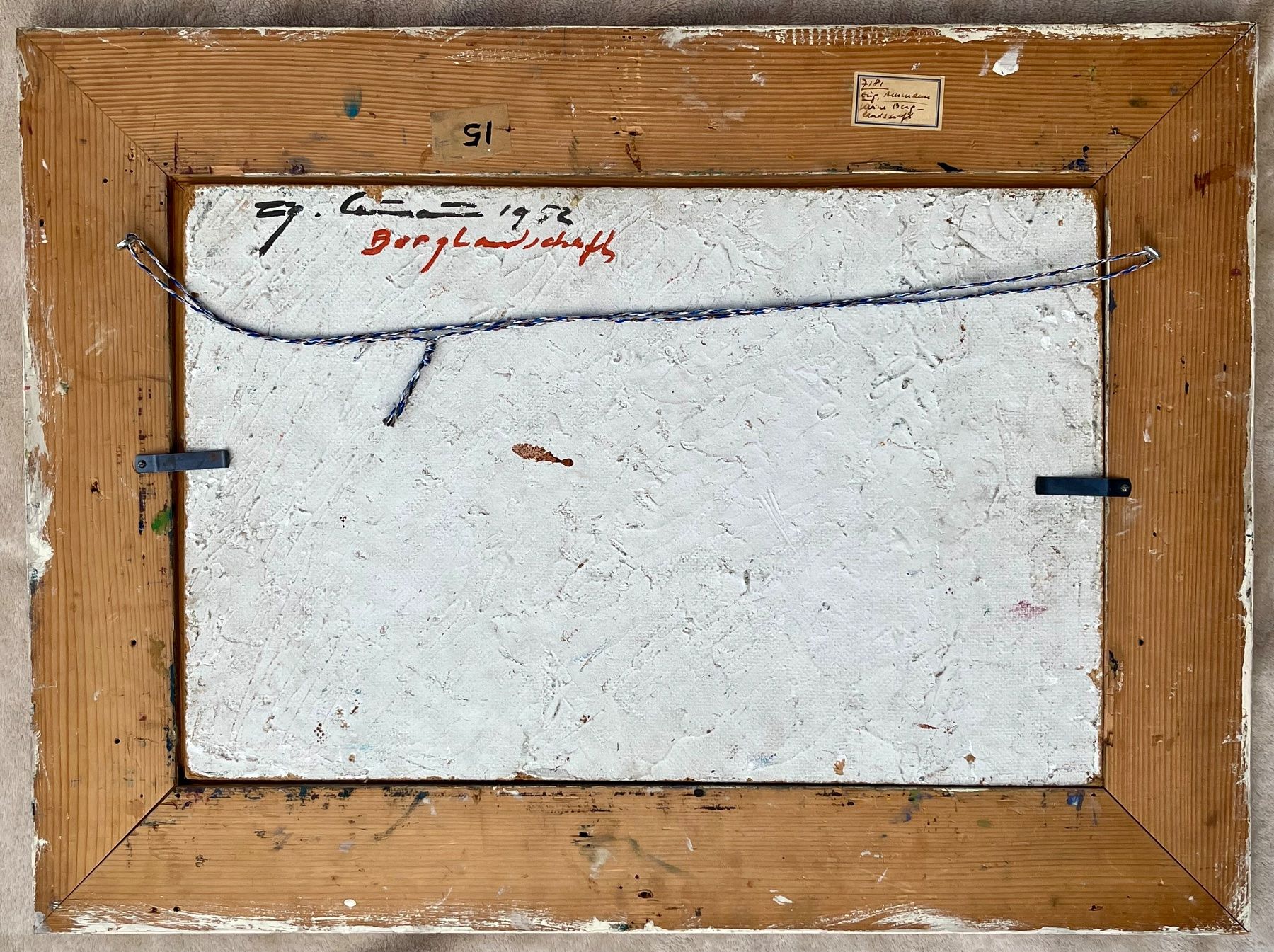 Gemälde: Eugen Ammann, Ölgemälde, Berglandschaft – Gebraucht aus Olten von peterblau 3