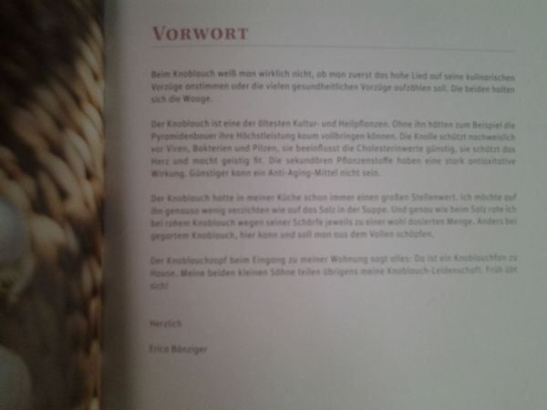 Libri: Bänziger   Knoblauch eine Liebeserkläru – Nuovo (secondo la descrizione) da Wildensbuch venduto da Mangosteen7 4