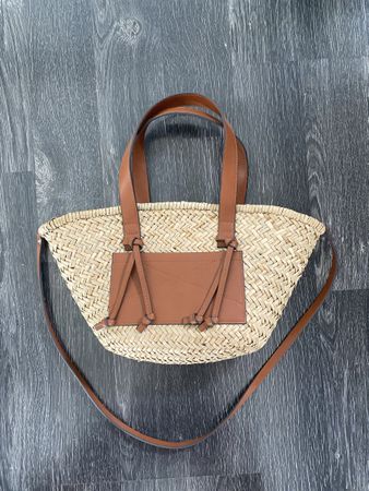 Mango Strohtasche
