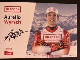 Aurelio Wyrsch Autogrammkarte - Ski Alpin Talent Schweiz