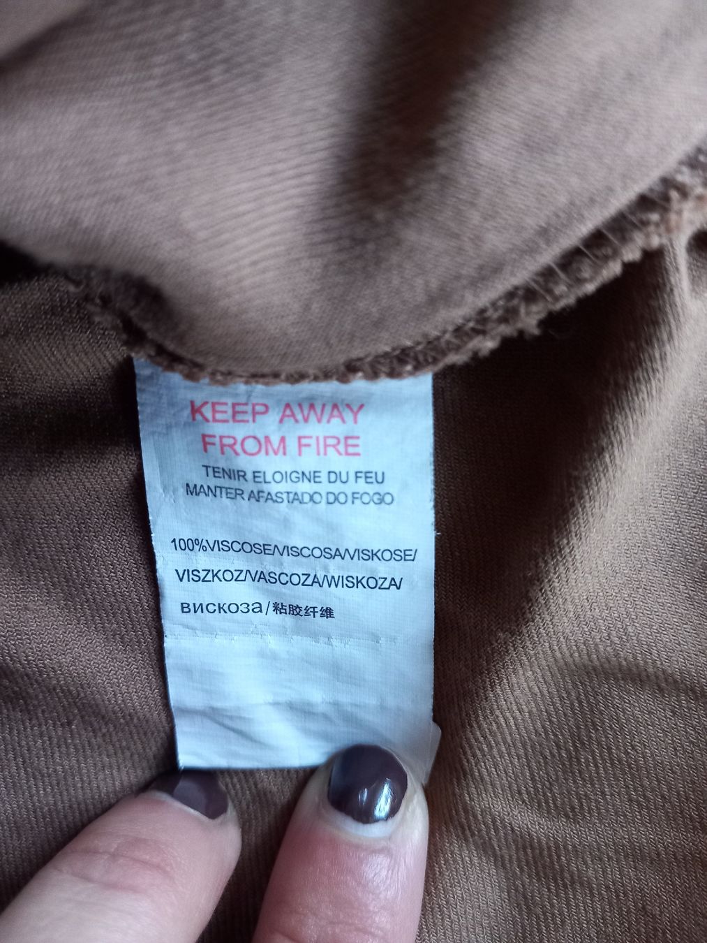 Röcke: Jupe brune clair/beige en viscose – Gebraucht aus Faoug von per_kp6r 3