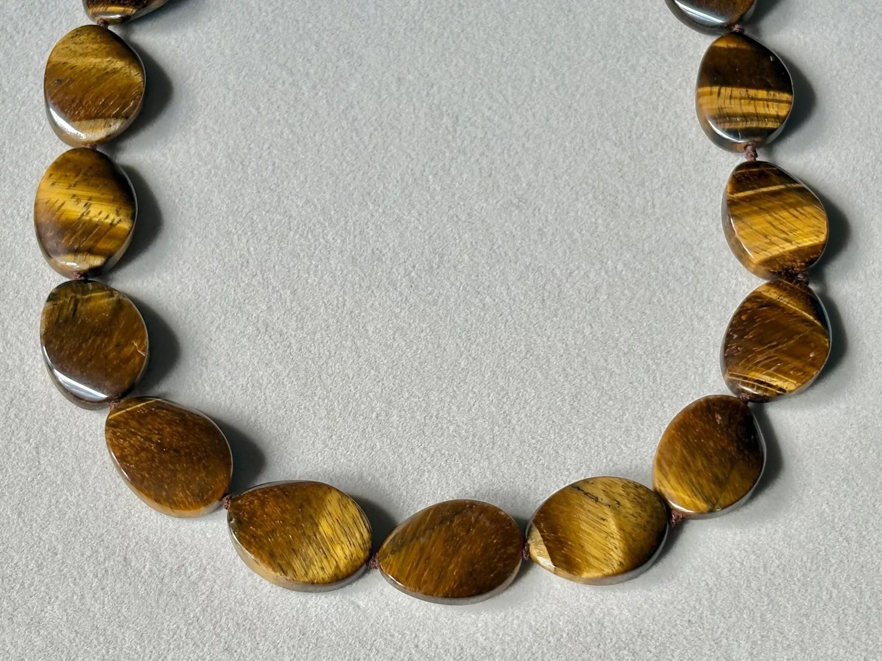 Catenine: Tigerauge Collier, 45 cm, S925 – Usato da Brugg AG venduto da lau_9rvy 2