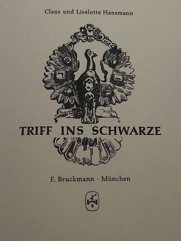 Libri: Libro triff ins Schwarze 1960  – Usato da Cugnasco venduto da dilan1 1