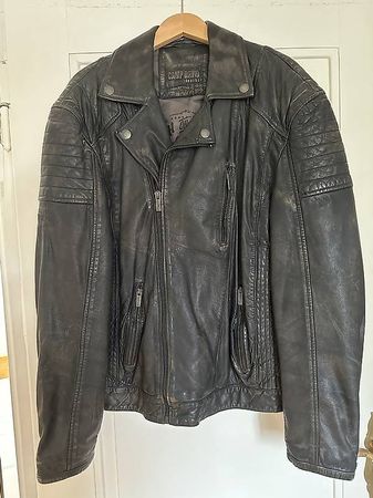 Lederjacke im Bikerstyle Marke Camp David 2XL