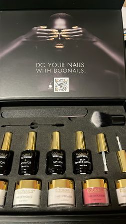 Neuwertiges Doonails Dip-Pulver Set für perfekte Nägel💅