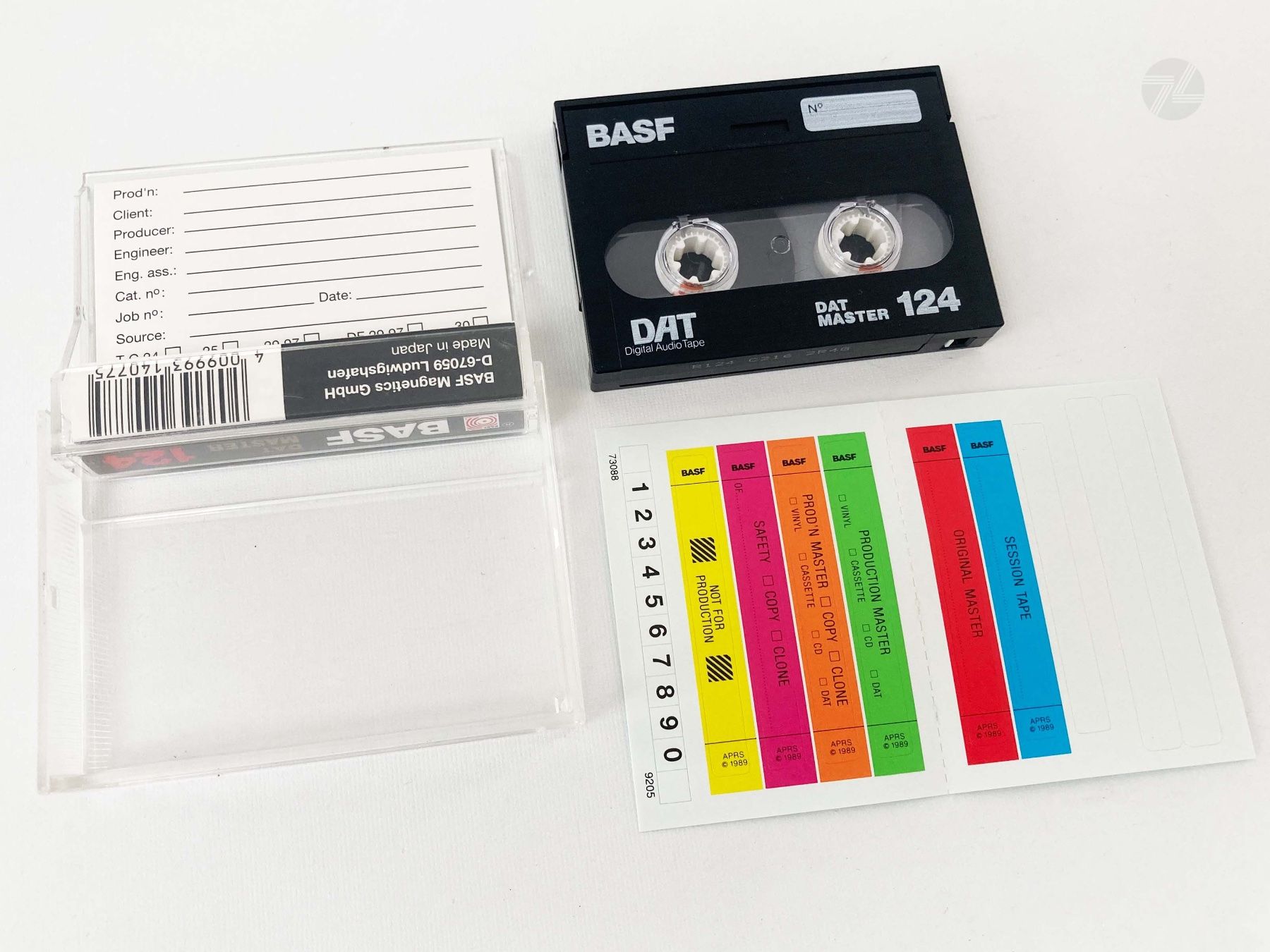 Musicassette: BASF DAT Master 124 Kassette Digital Audio Tape 124min. – Usato da Wetzikon ZH venduto da cyan74 1