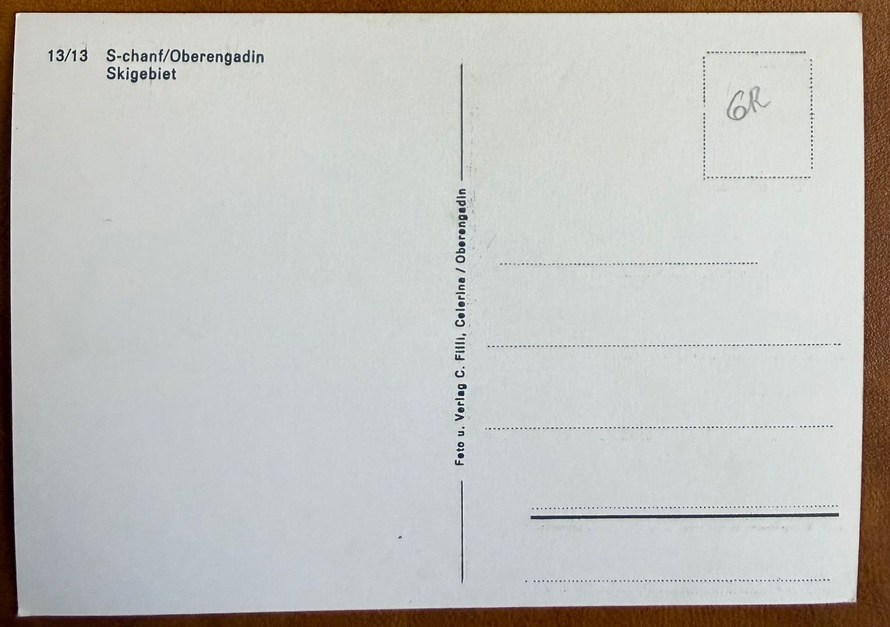 Cartoline postali: S-Chanf - Winter AK – Usato da Lutry venduto da Ediego 1
