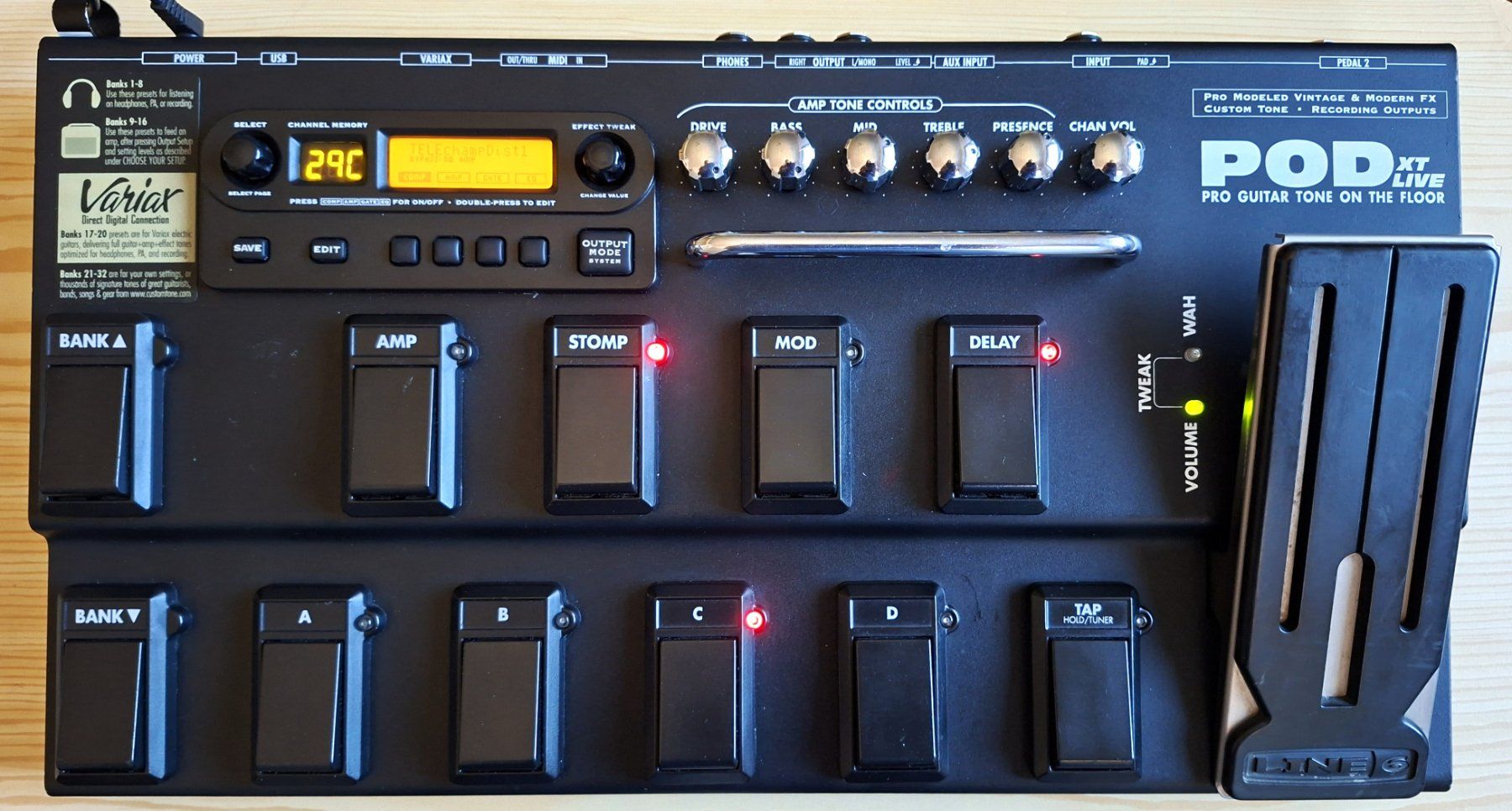 Line 6 Strumenti musicali: POD XT-Live de Line 6 – Usato da Bex venduto da loulou073