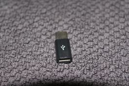 schwarz USB3.1 Typ-C-Stecker auf Micro