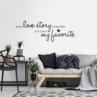 Wandtattoo Every Love Story... 80x29c (neu, UVP 54.90 Fr.)
