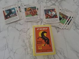 Fury Fernseh-Quartett, altes Spiel, komplett