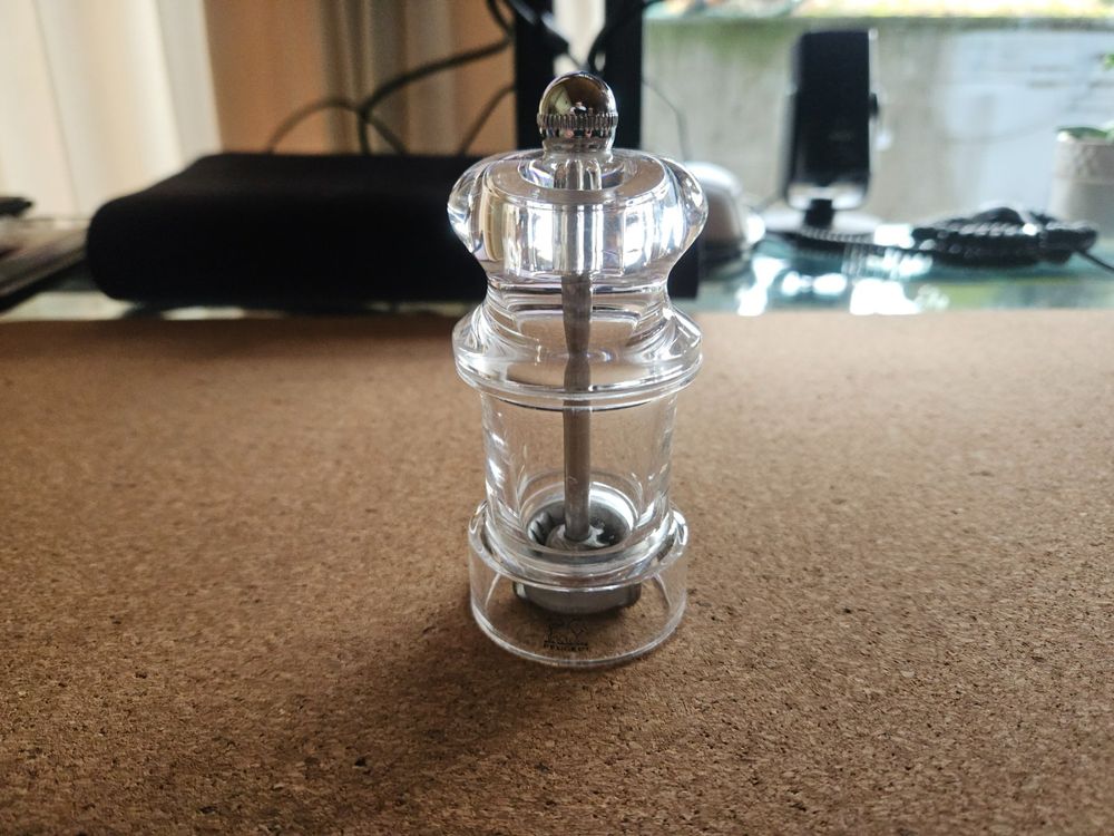 Bisetti Brescia Pfeffermühle Aus Acryl – Transparent, Handlich, Made In Germany