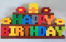 Lego Duplo HAPPY BIRTHDAY braun 175-teilig