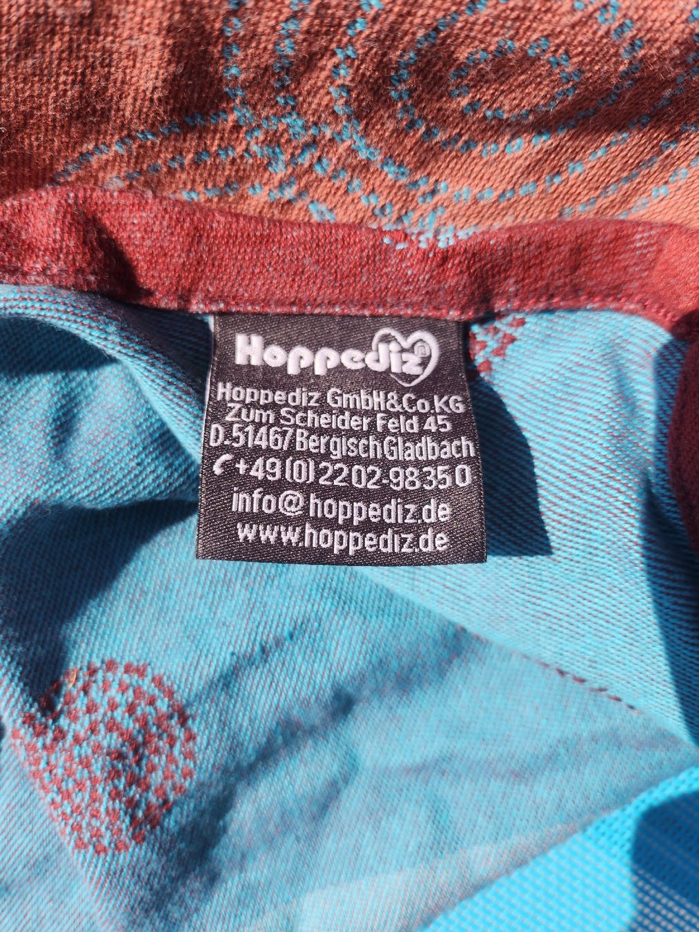 Hoppediz Bauch- & Rückentragen: 2 Babytragetücher mit Buch – Gebraucht aus Forch von ang_bhq6 2