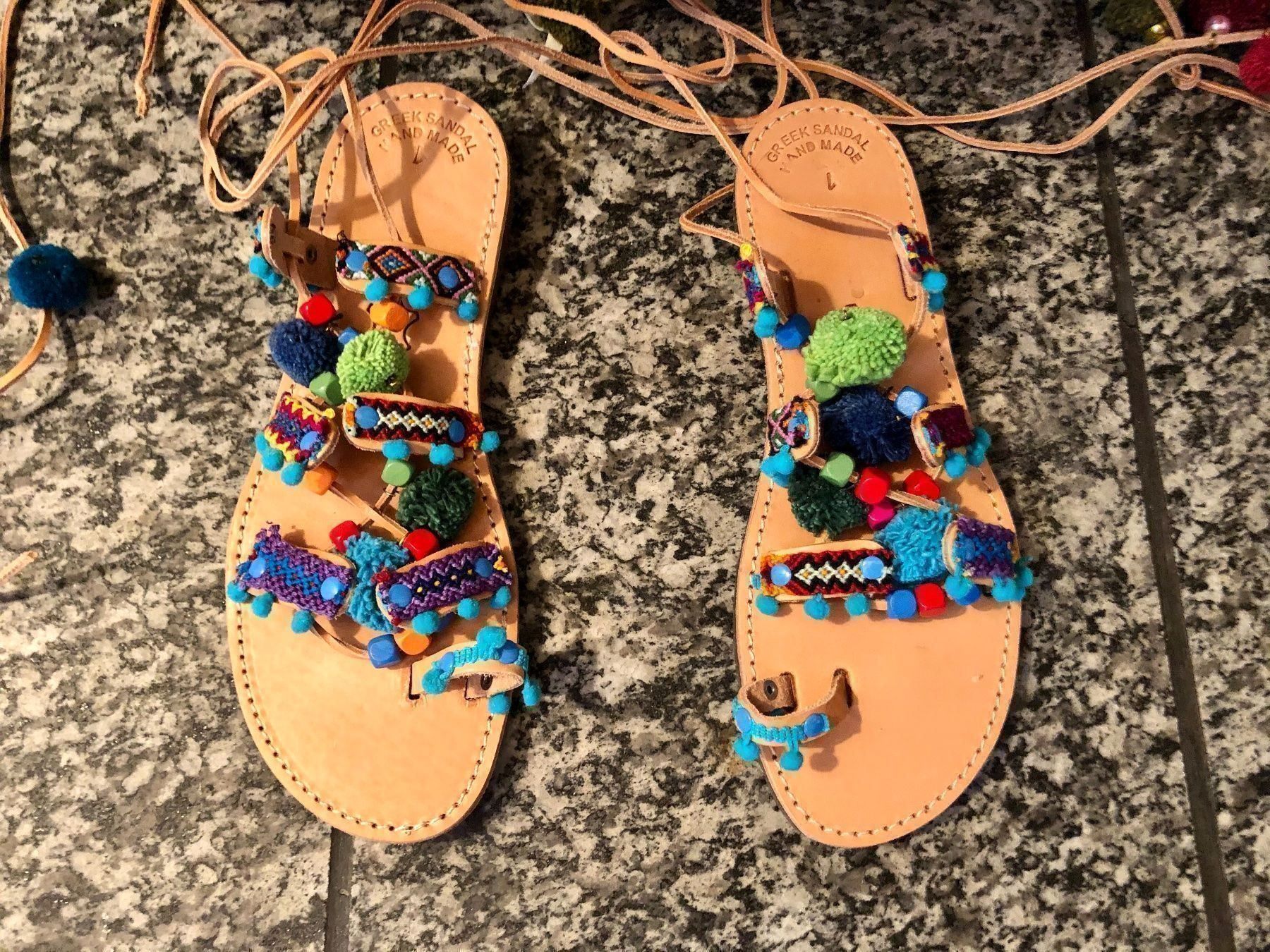 Damenschuhe: Greek Sandal Handmade – Neu (gemäss Beschreibung) aus Baden von Tiffany6878 5