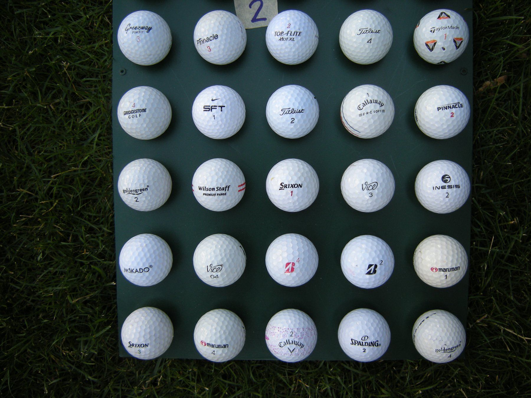 Bälle: 50 Stk. Golfbälle Golf Ball diverse Marken – Gebraucht aus Holziken von Rupe 2