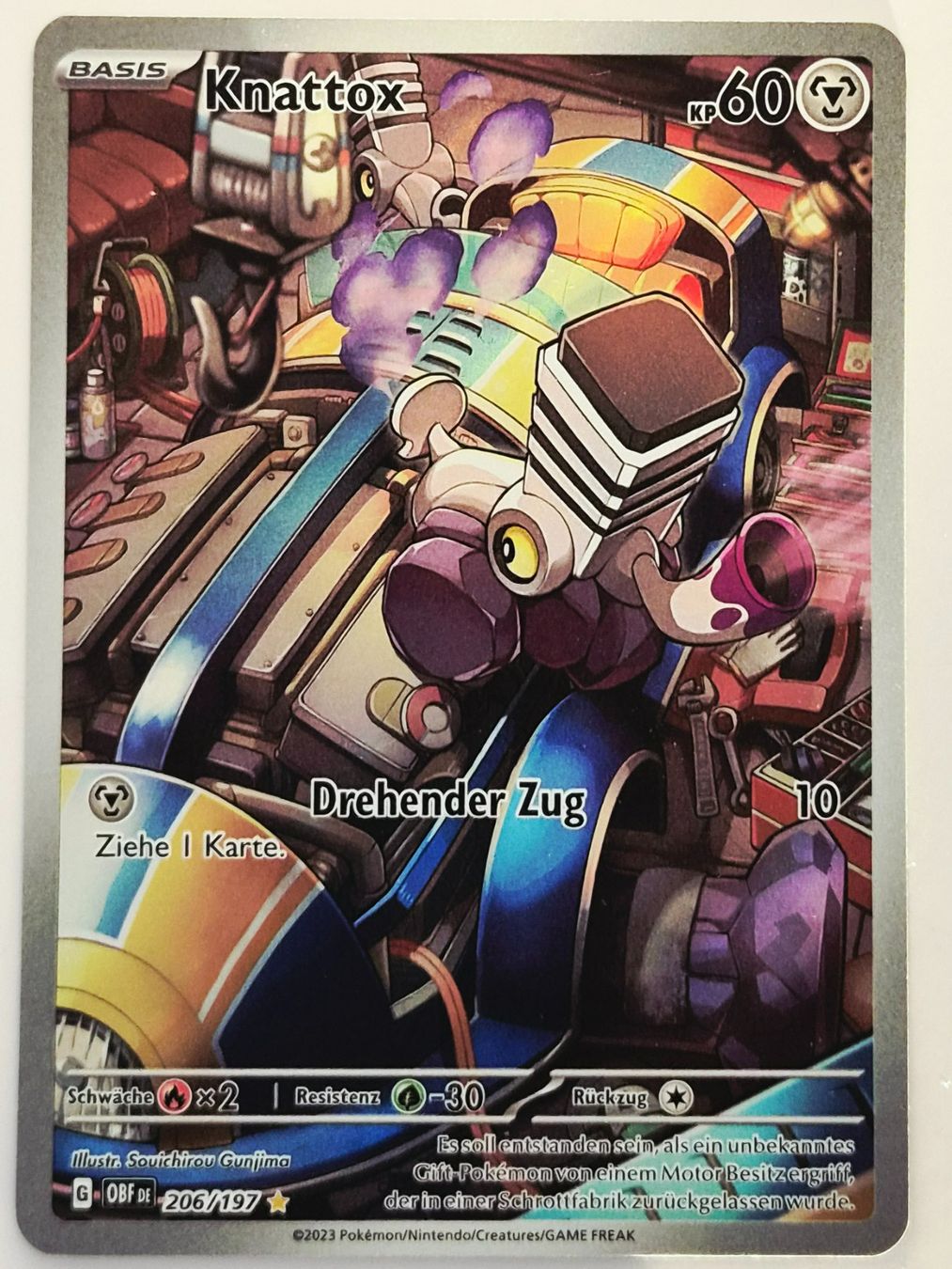 Pokémon Sammelbilder & Trading cards: Knattox / Varoom / Obsidianflammen / OBF 206 – Neu (gemäss Beschreibung) aus Arni AG von PokemonCardsStore