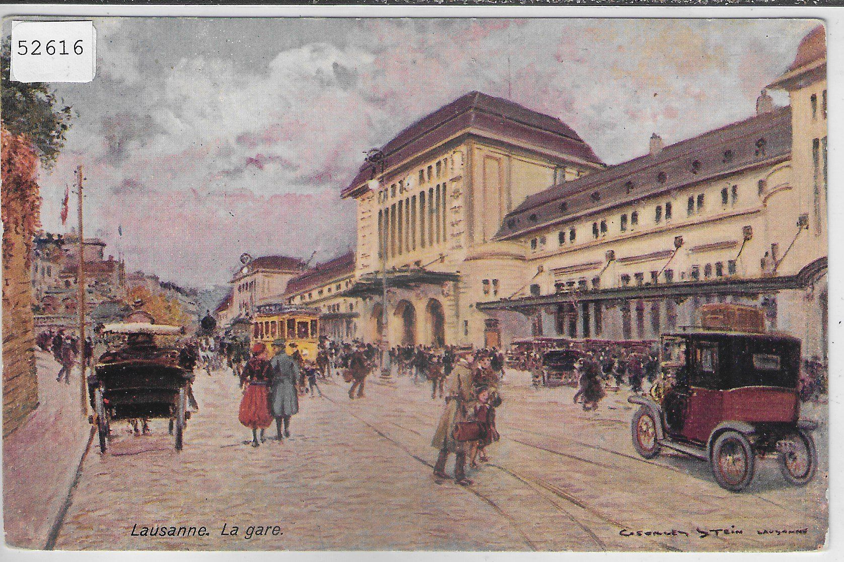 Cartoline postali: Lausanne - La Gare – Usato da Ettingen venduto da Kartenplanet