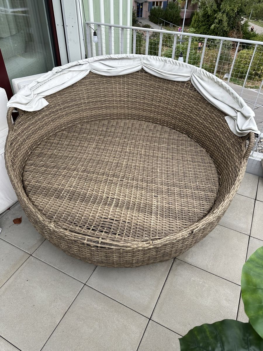Chaises longues: Sonneninsel Rattan creme  – D'occasion à Hombrechtikon par carnoz
