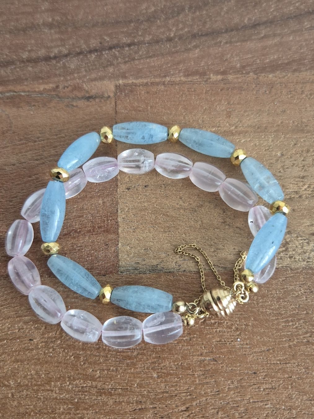 Bracciali & Braccialetti: Edelsteinarmband mit 0.375 Goldverschluss – Usato da Zürich venduto da Dalema13 3