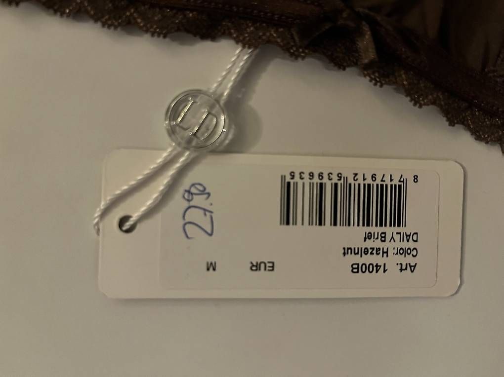 Altra biancheria intima: eleganter Slip dunkelbraun mit Spitze Grösse M – Nuovo e nell'imballaggio originale da Zürich venduto da cel_cw9k 2