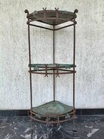 Fioriera vintage angolare inizio novecento