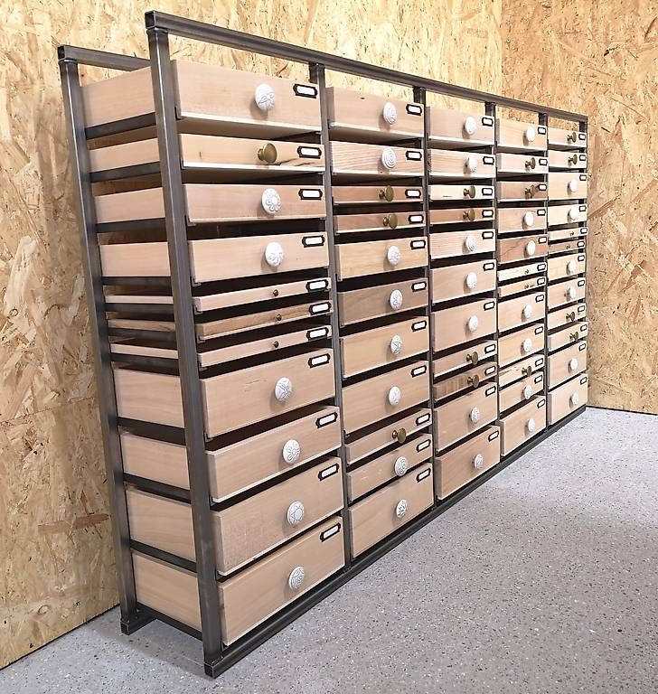 Scaffali: Designstück Nr. 2 - Schubladengestell – Nuovo e nell'imballaggio originale da Burgistein venduto da LaLUZdelFARO 1