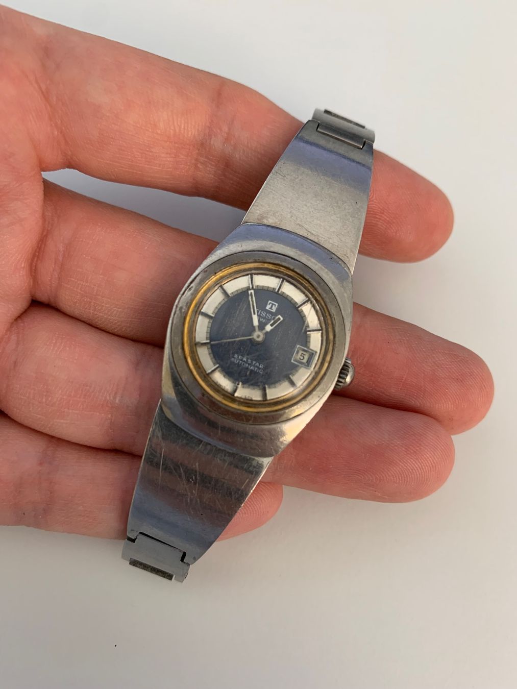Tissot Orologi: Tissot Seastar Automatic Uhr 25mm läuft – Difettoso da Goldau venduto da WatchDealer1 1